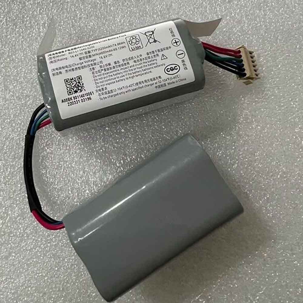 Batería para DA60-DB35-TCR360-D36A/B/C/ecovacs-RC03-LI-1440-5200